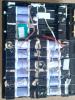 Faulty BMS removed for testing of 7 lots of 4 parallel packs.