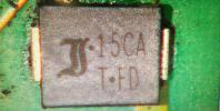 Replaced with appropriate diode.