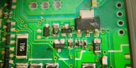 Replaced 430 ohm, 2k2 ohm & 15 ohm resistor in power MOSFET section to resolve all other faults. No water damaged tracks or vias found.