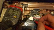 Memory backup battery voltage not quite high enough. Replaced it.