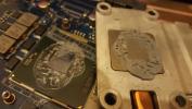 Processor heatsink compound dried out. Replaced.