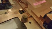 Hot gluing ferrules back in place.