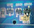 Q5130 BC846BW short be, complementary Q5131 BC856BW short ce.